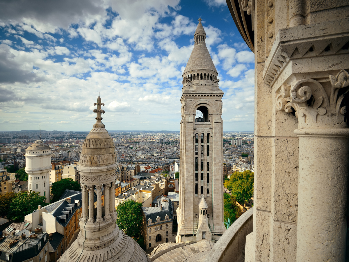 Best Viewpoints In Paris: view from Sacre Cœur 