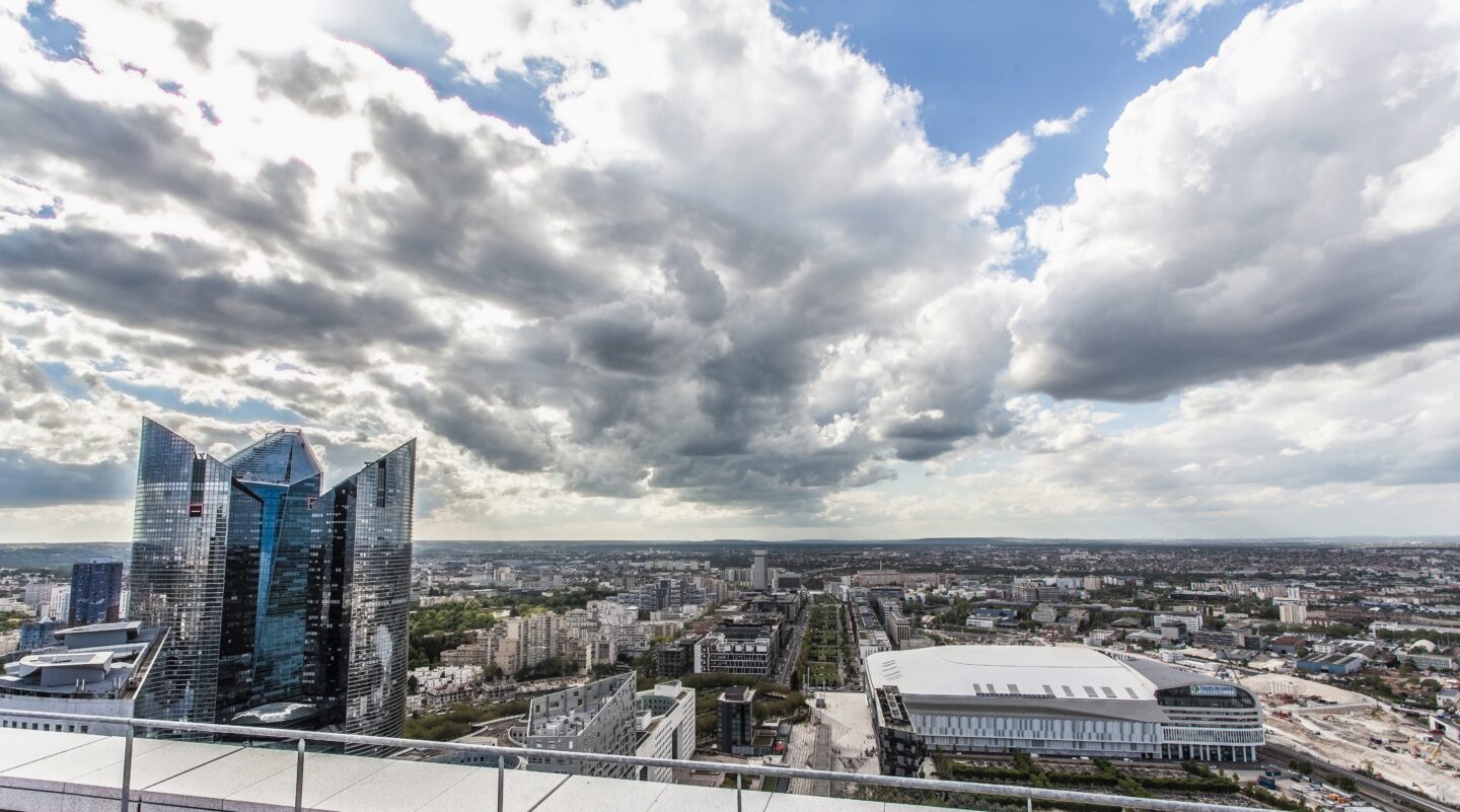 Best Viewpoints In Paris: view from The Grand Arc At La Defense