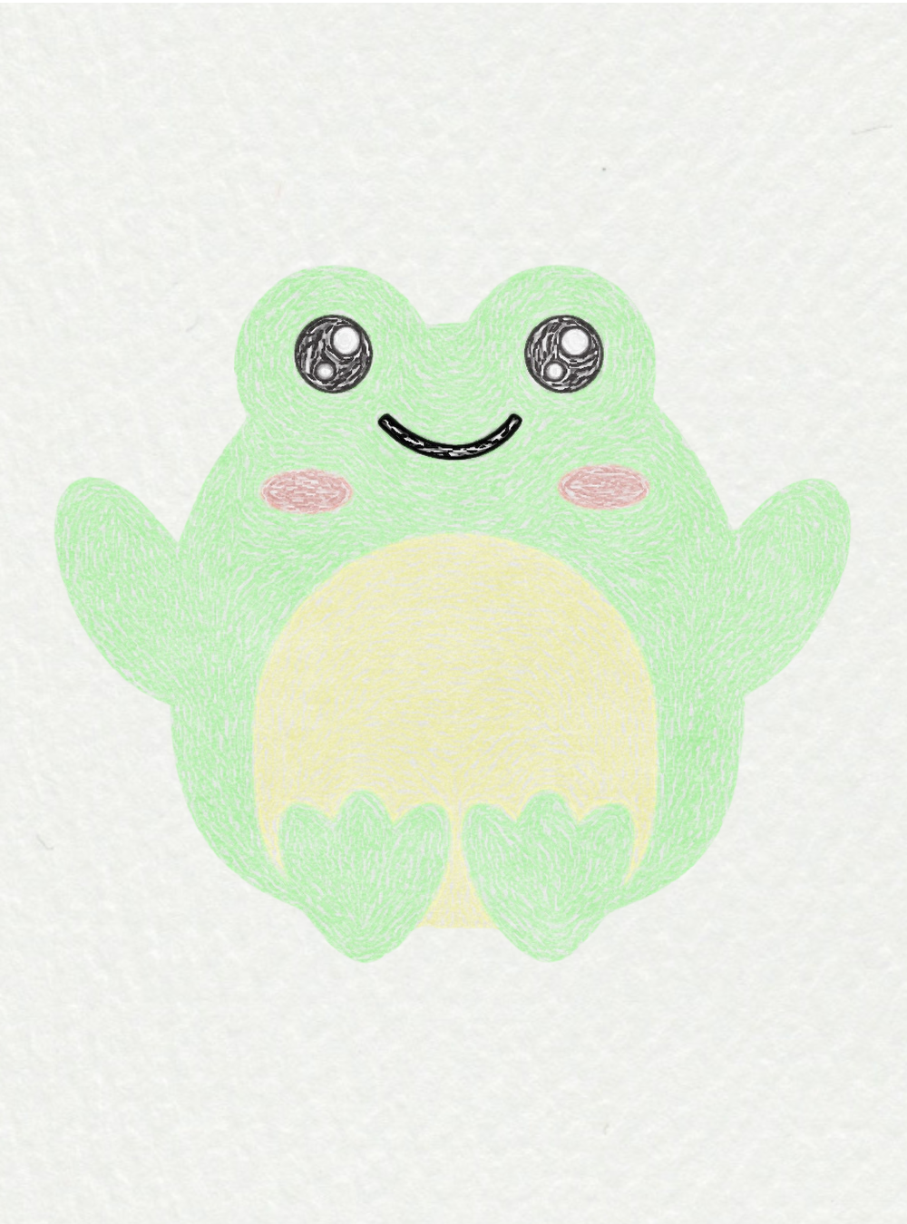 Easy Cute Small Animal Drawing Ideas: Frog 