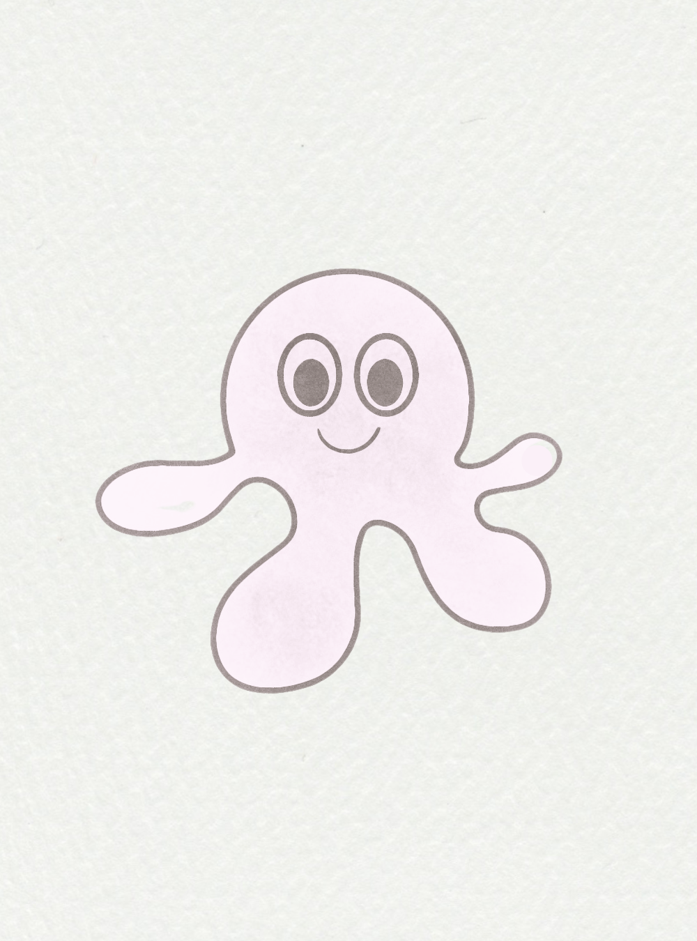 Easy Cute Animal Drawings: Octopus 