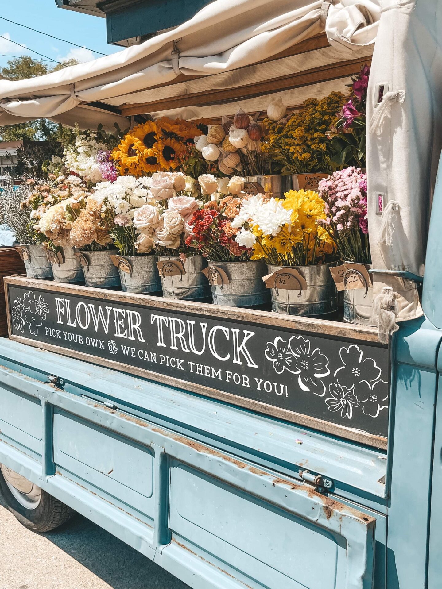 Top 10 Cheap Or Free Things To Do In Nashville, Tennessee - flower truck at the 12 South Neighborhood
