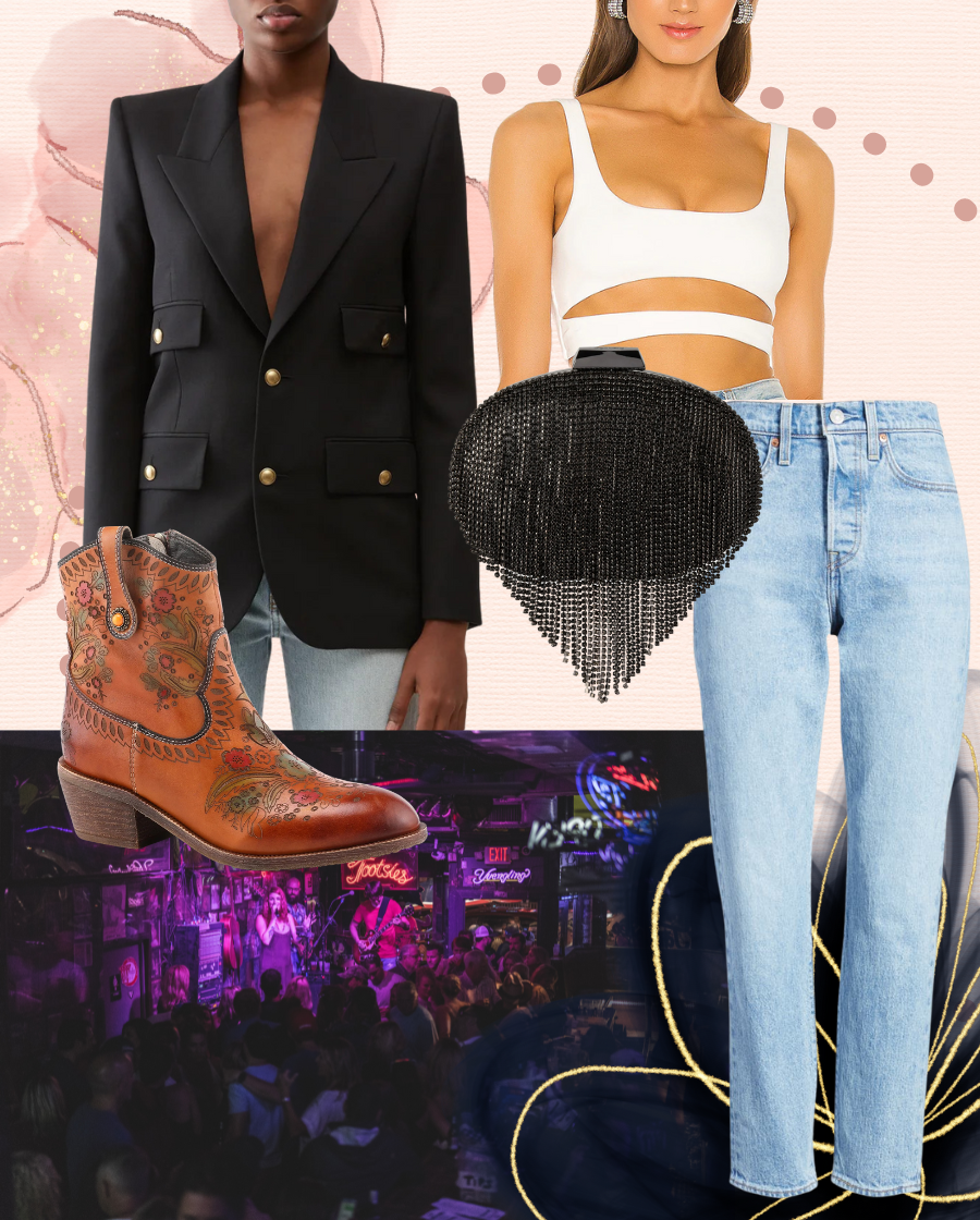 Nashville Casual Going Out Outfits: Jeans and A Blazer