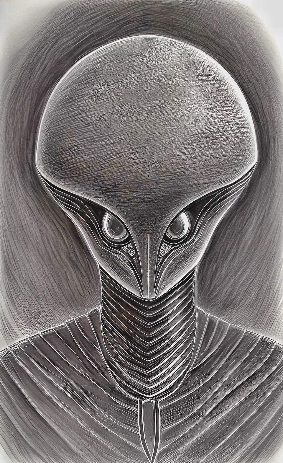 Alien Pencil Drawings