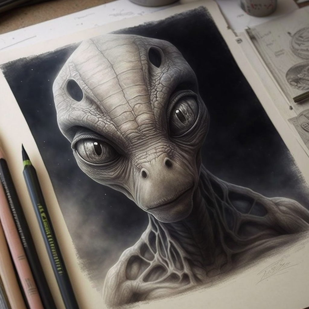 Artist Alien Drawings
