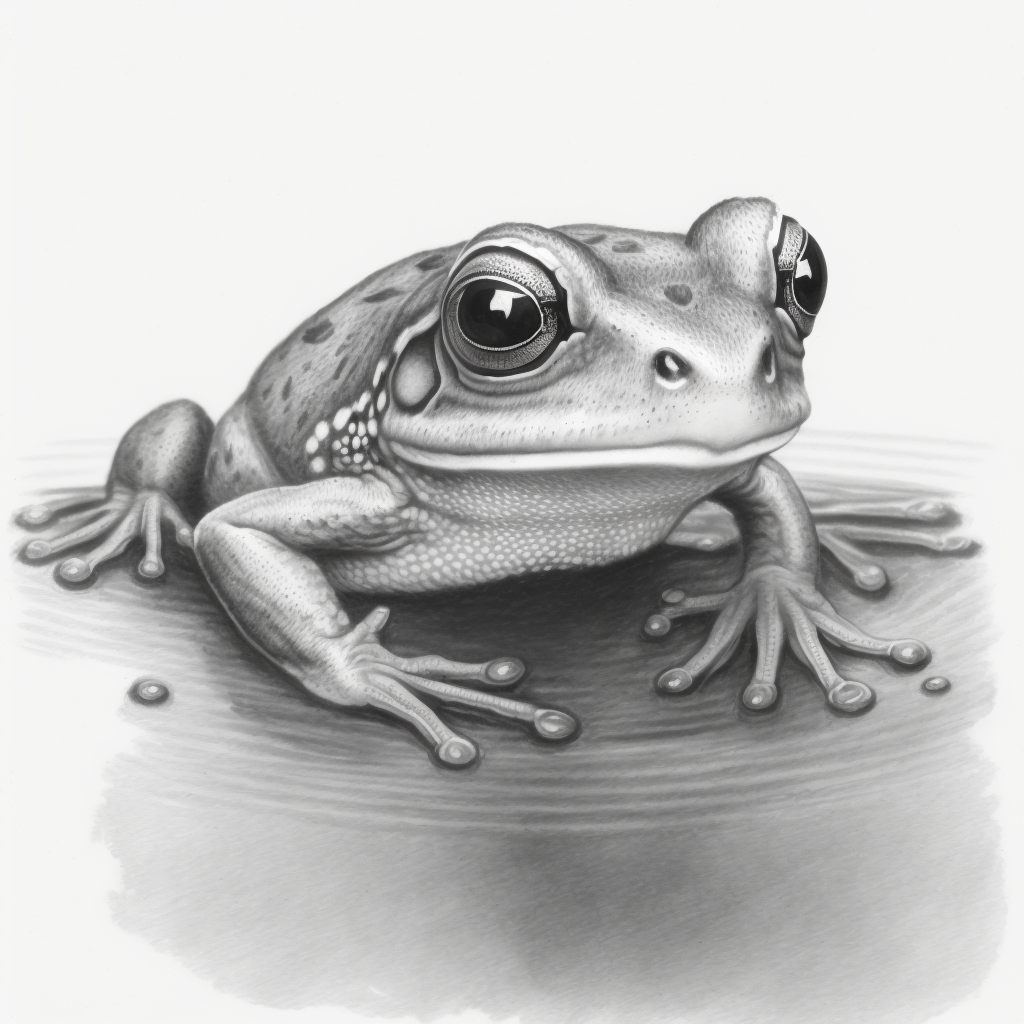 Frog Drawing Aesthetic