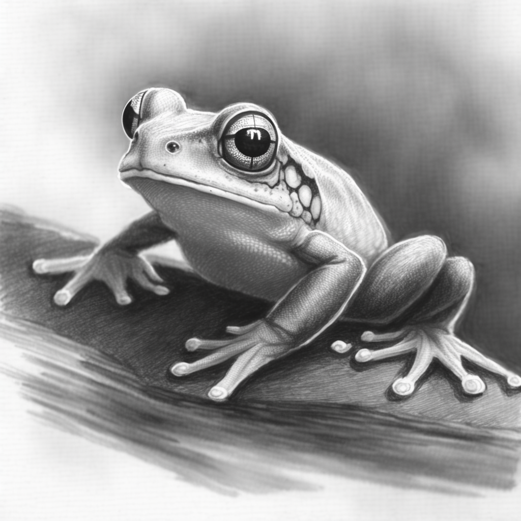 Frog Drawing Aesthetic