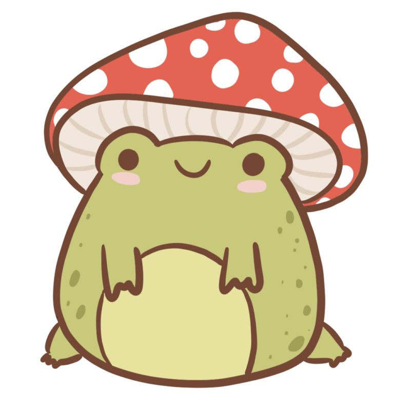 How To Draw A Mushroom Frog By DRAW CARTOON STYLE