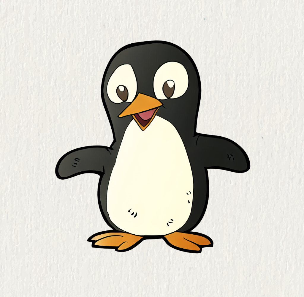 Penguin Cartoon Drawing