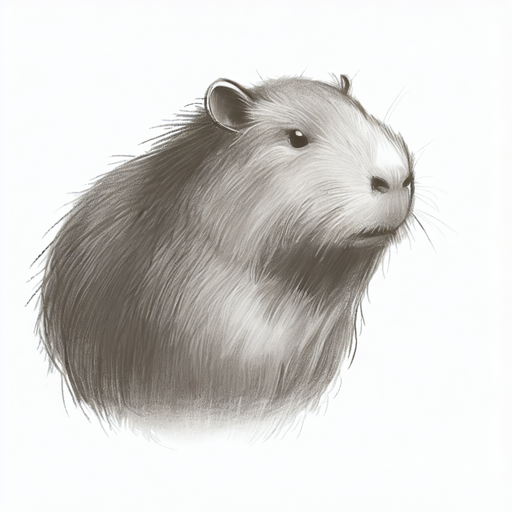 Capybara Realistic Drawing Ideas