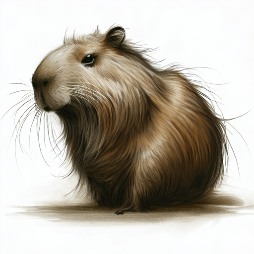 Capybara Drawing Realistic