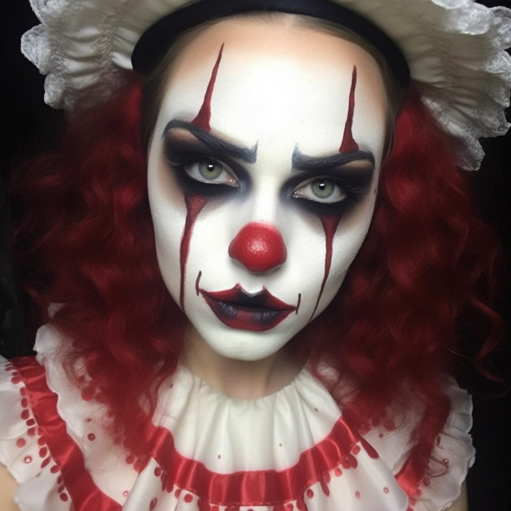 Creepy Clown Makeup