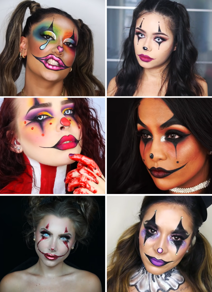 clown makeup Halloween
