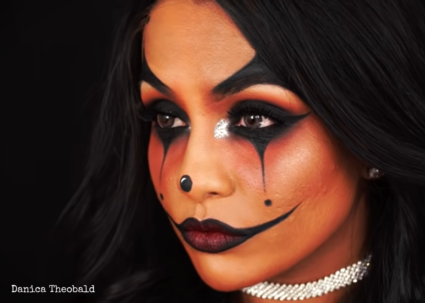 Dark Glam Clown Makeup Video Tutorial