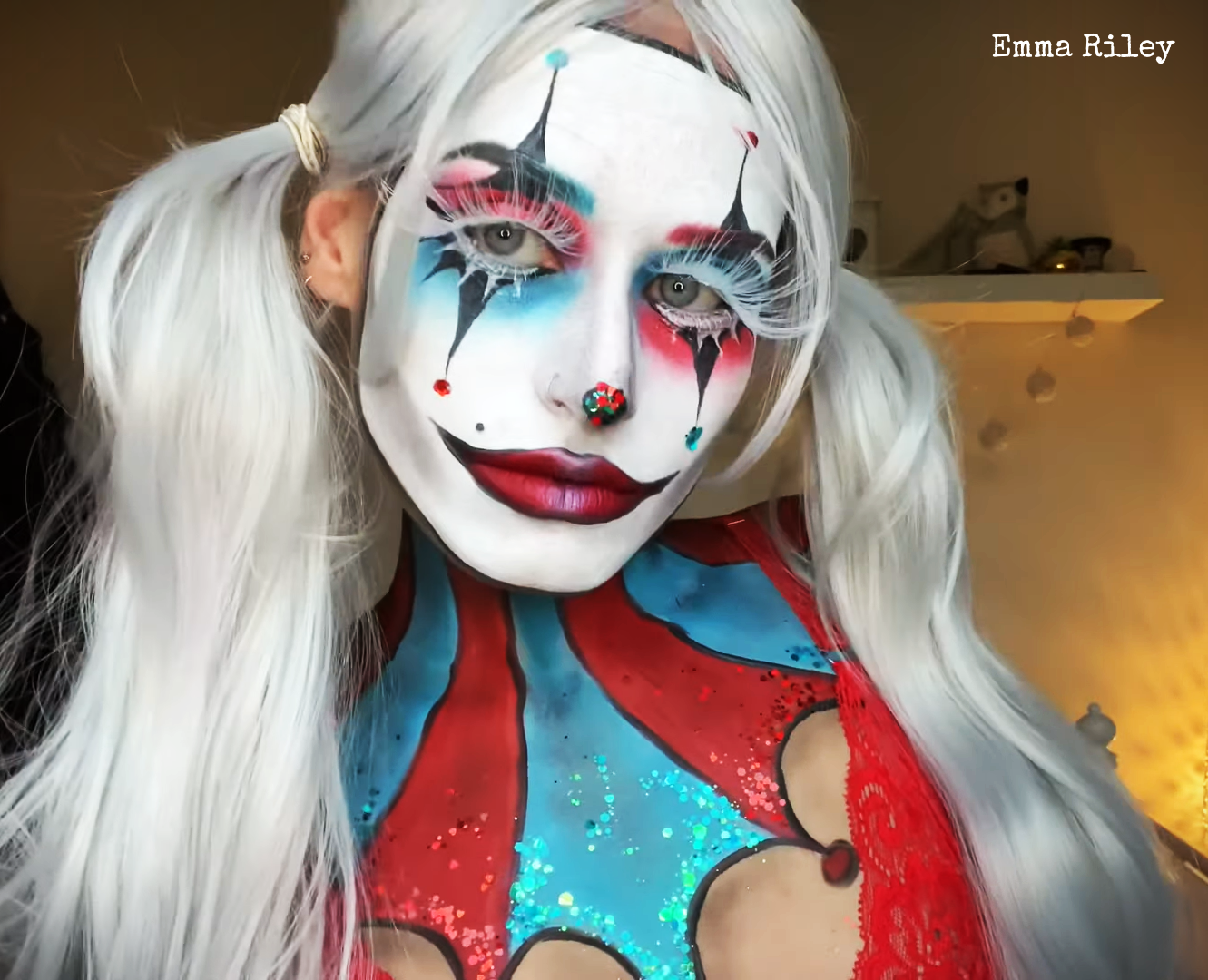 Pierrot Clown Makeup Tutorial