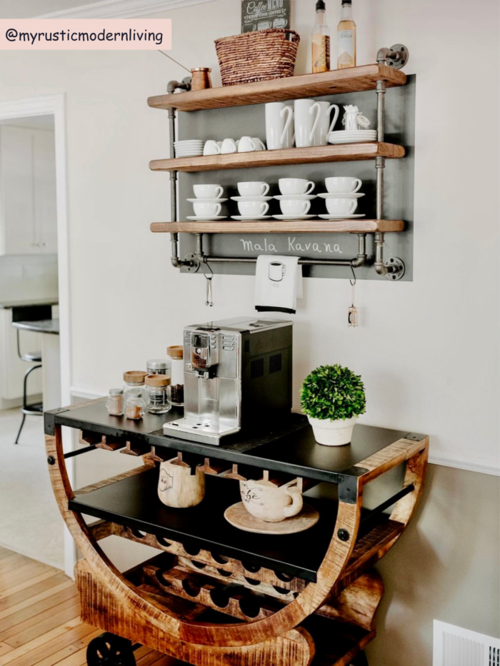 Creative Home Coffee Bar Ideas For Small Spaces - Glory of the Snow
