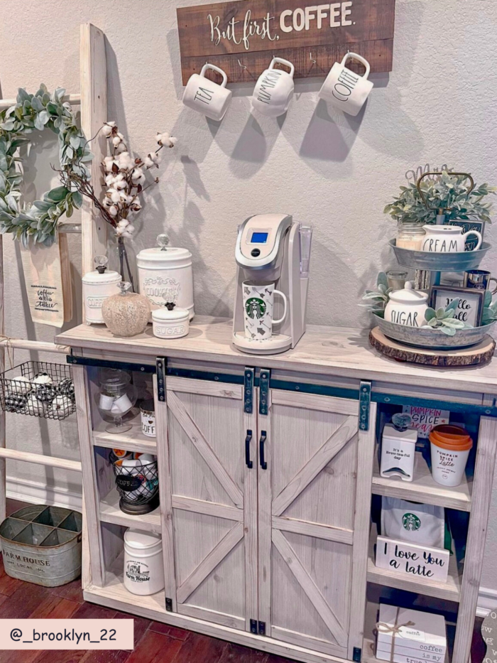 Creative Home Coffee Bar Ideas For Small Spaces - Glory of the Snow