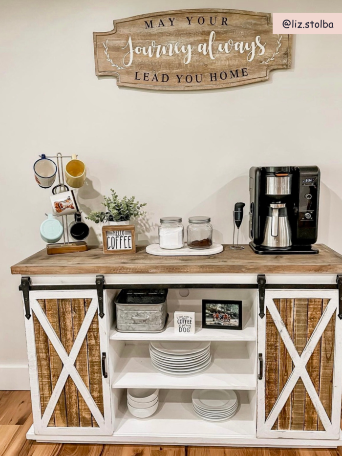 Creative Home Coffee Bar Ideas For Small Spaces - Glory of the Snow