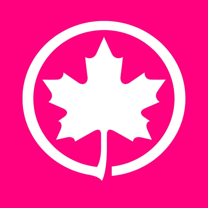 Bright Pink Air Canada bright pink app icons for iPhone