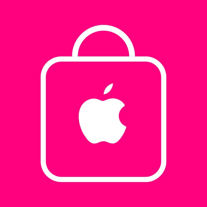 Bright Pink Apple Store bright pink app icons for iPhone