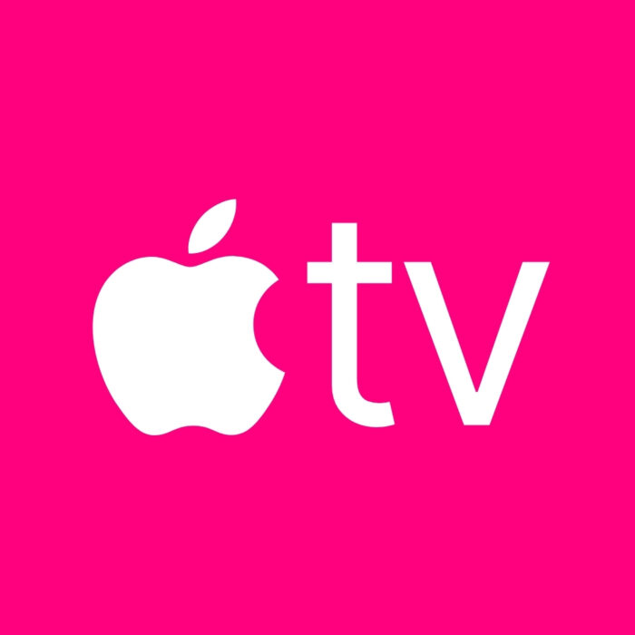 Bright Pink Apple TV bright pink app icons for iPhone