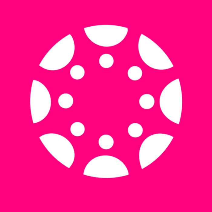 Bright Pink Canvas Student bright pink app icons for iPhone