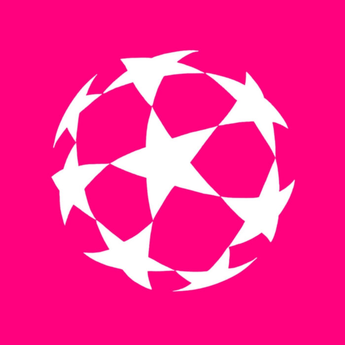 Bright Pink Champions League bright pink app icons for iPhone