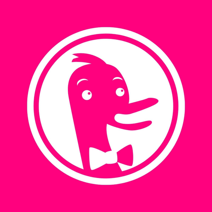 Bright Pink DuckDuckGo bright pink app icons for iPhone