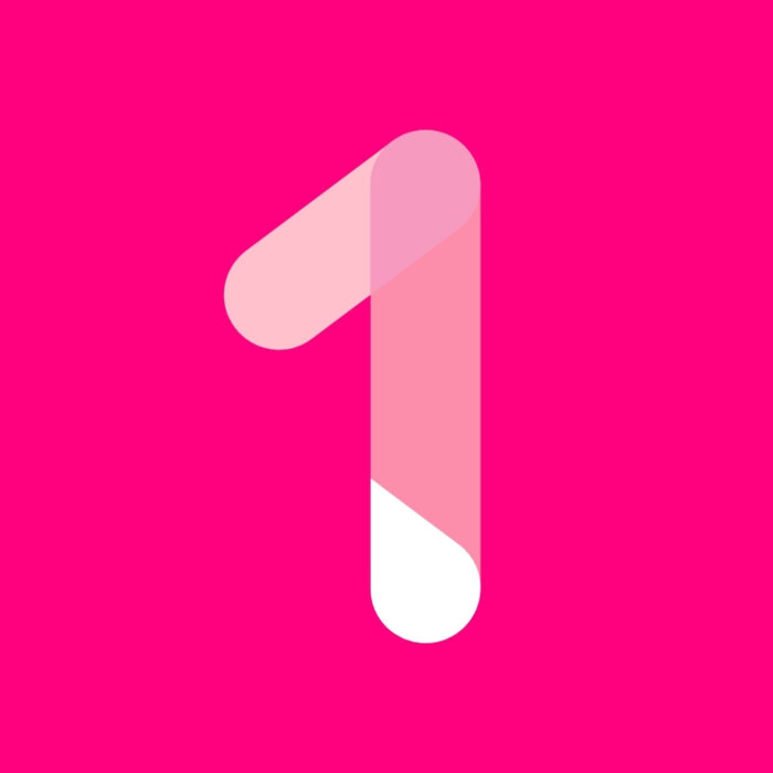 Bright Pink Google One bright pink app icons for iPhone