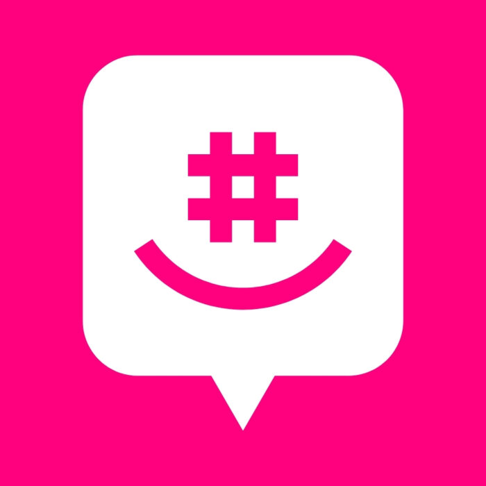 Bright Pink GroupMe bright pink app icons for iPhone