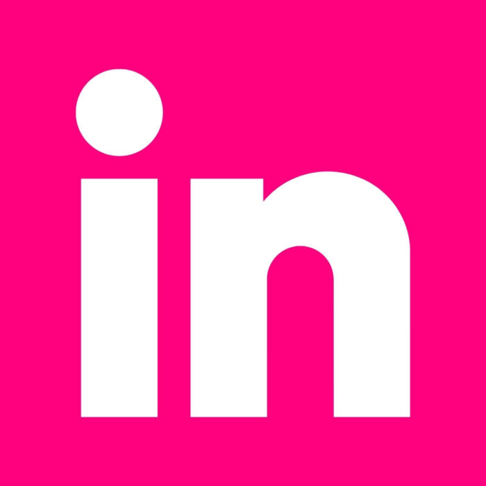 Bright Pink LinkedIn bright pink app icons for iPhone