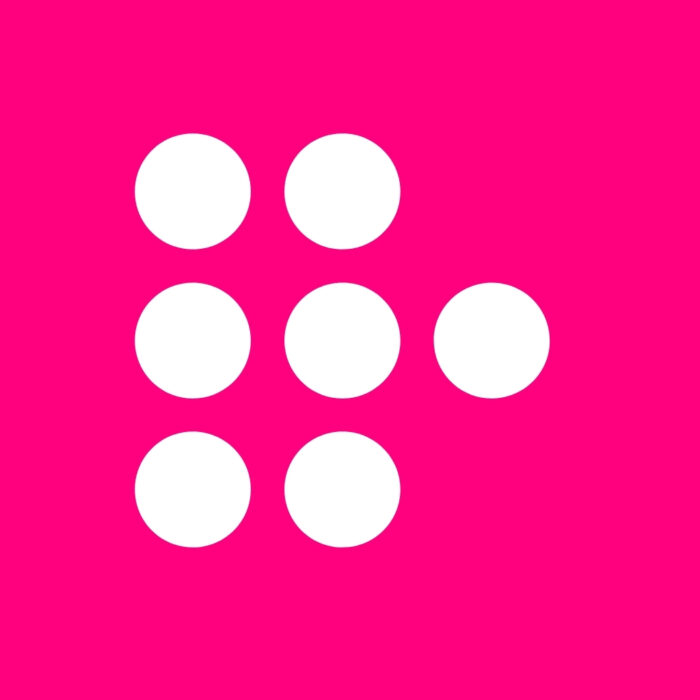 Bright Pink MUBI bright pink app icons for iPhone