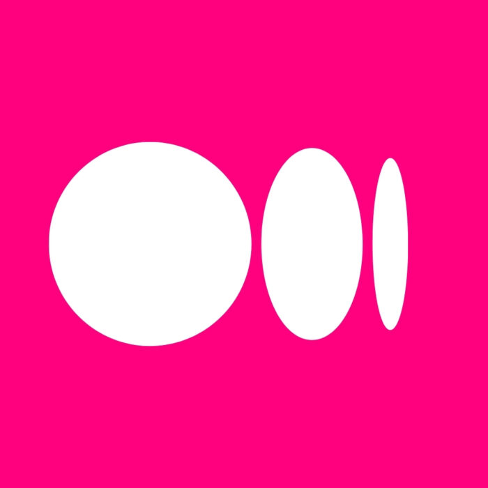 Bright Pink Medium bright pink app icons for iPhone