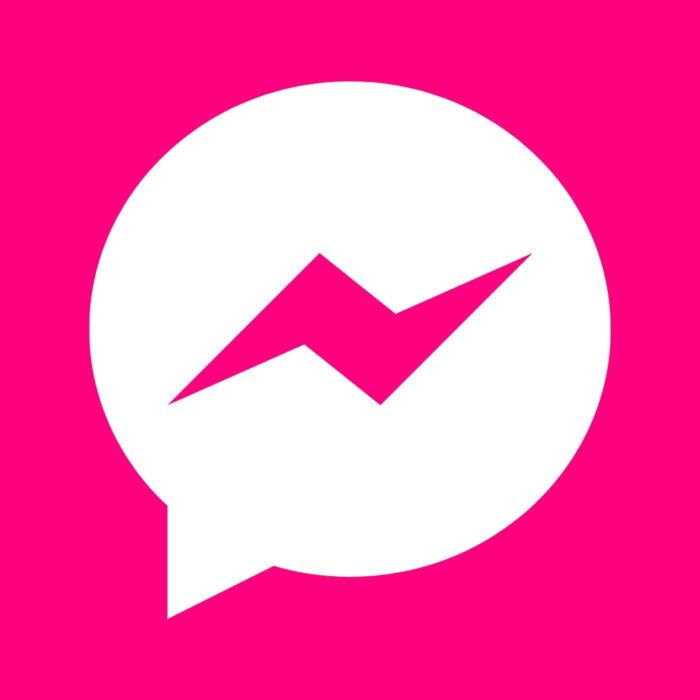 Bright Pink Messenger bright pink app icons for iPhone