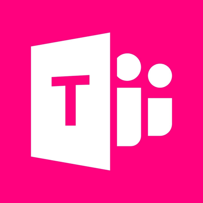 Bright Pink Microsoft Teams bright pink app icons for iPhone