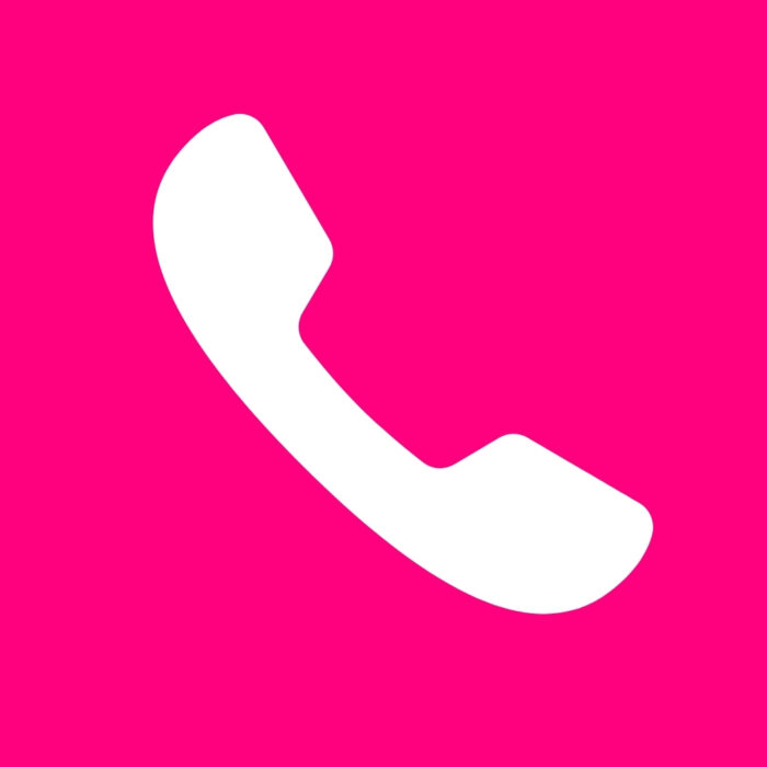 Bright Pink Phone Call bright pink app icons for iPhone