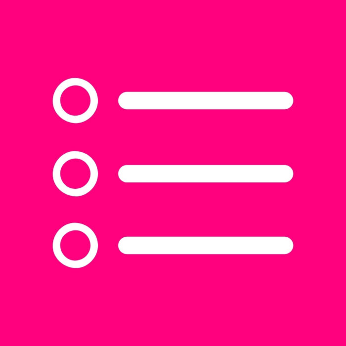 Bright Pink Reminders bright pink app icons for iPhone
