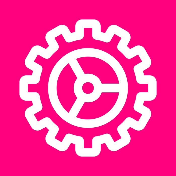 Bright Pink Settings bright pink app icons for iPhone