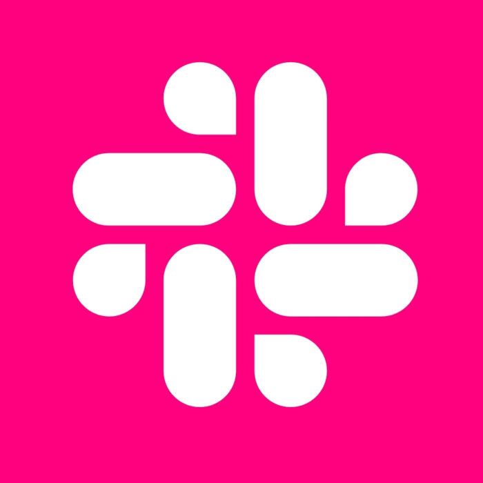 Bright Pink Slack bright pink app icons for iPhone