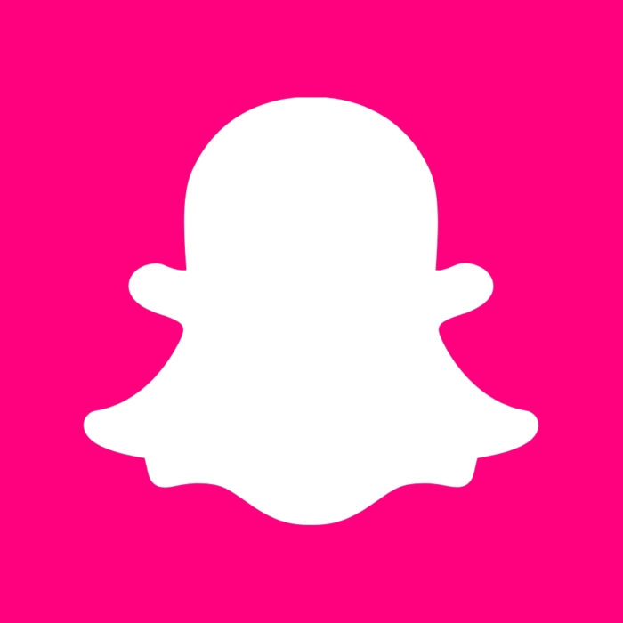 Bright Pink Snapchat bright pink app icons for iPhone
