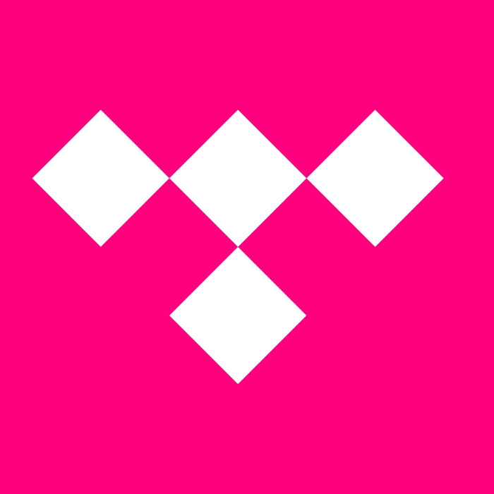 Bright Pink TIDAL Music bright pink app icons for iPhone