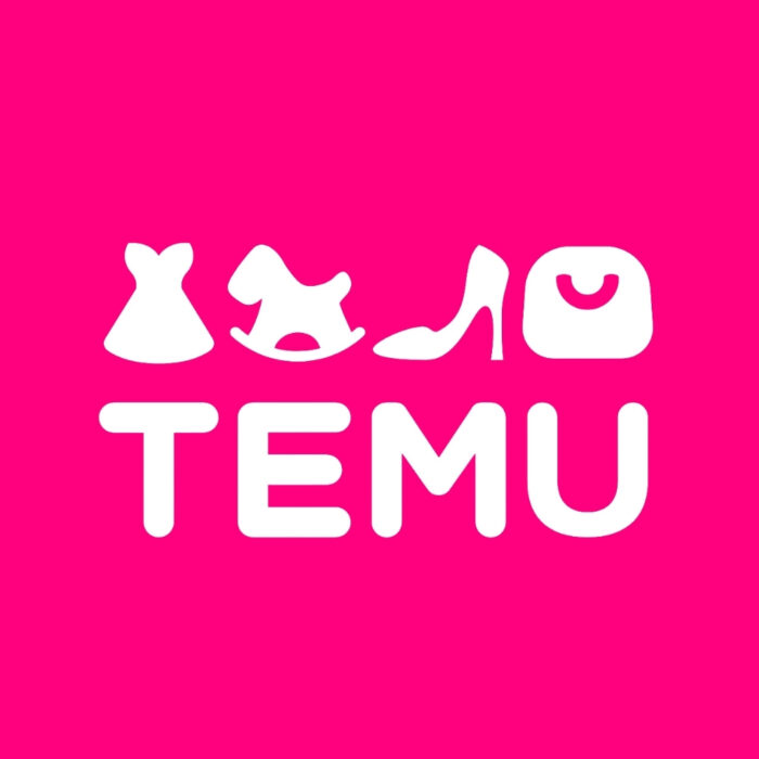 Bright Pink Temu bright pink app icons for iPhone