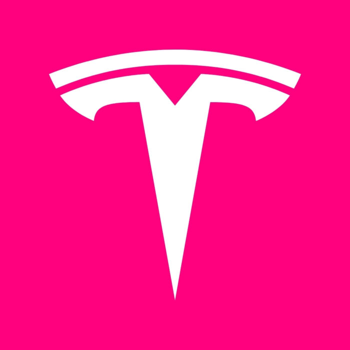 Bright Pink Tesla bright pink app icons for iPhone