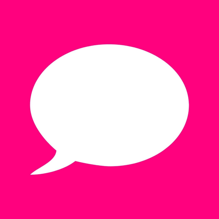 Bright Pink Text Message bright pink app icons for iPhone
