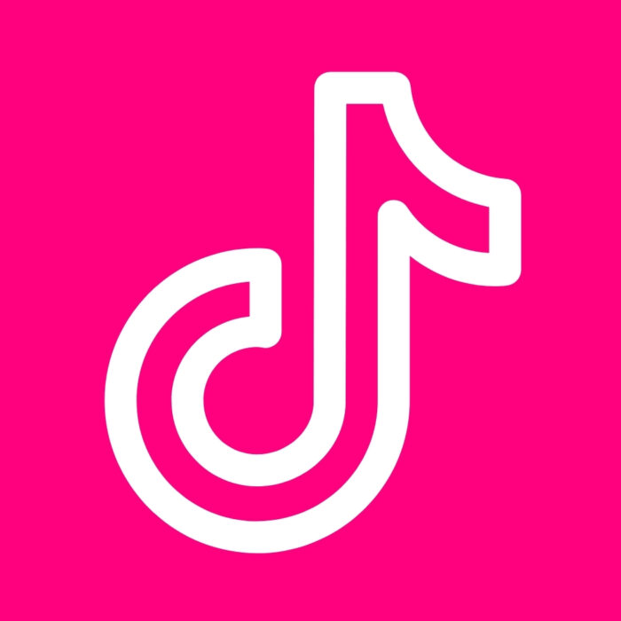 Bright Pink TikTok bright pink app icons for iPhone