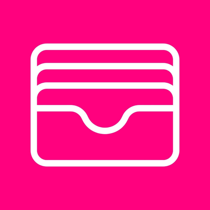 Bright Pink Wallet bright pink app icons for iPhone