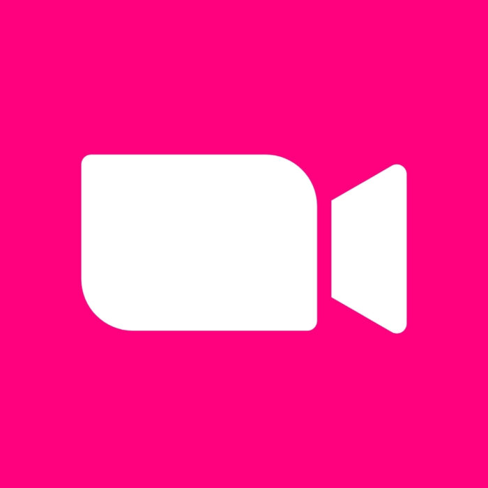 Bright Pink ZOOM Cloud Meetings bright pink app icons for iPhone