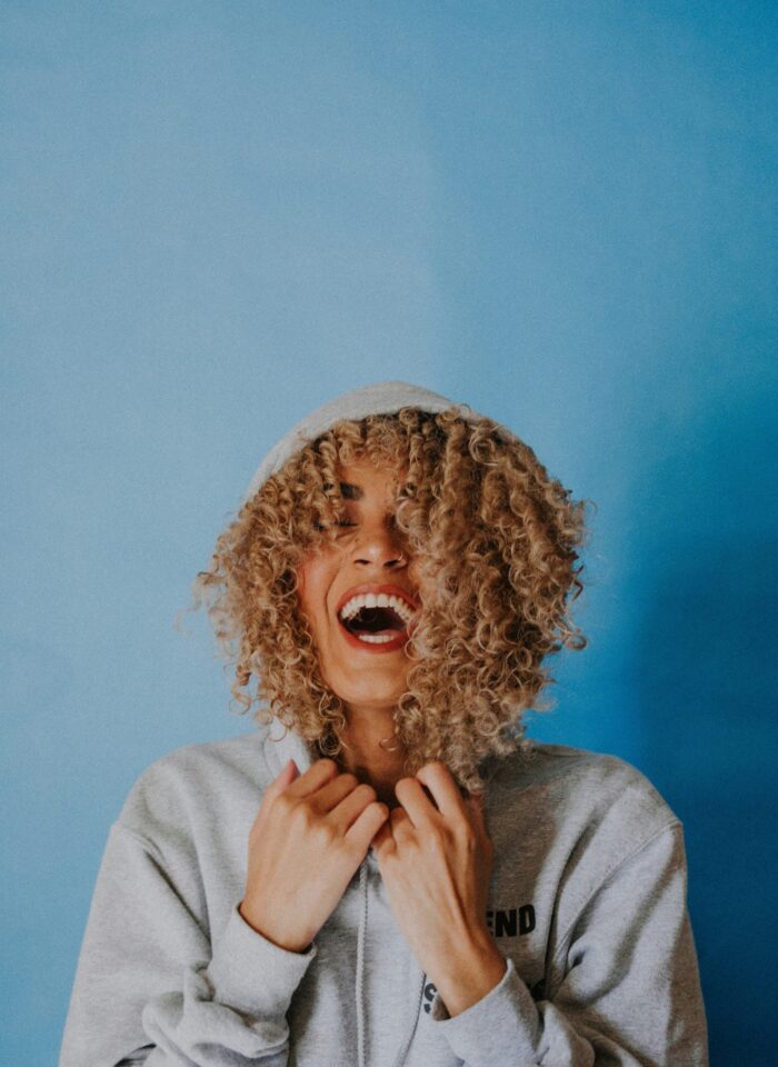 girl laughing