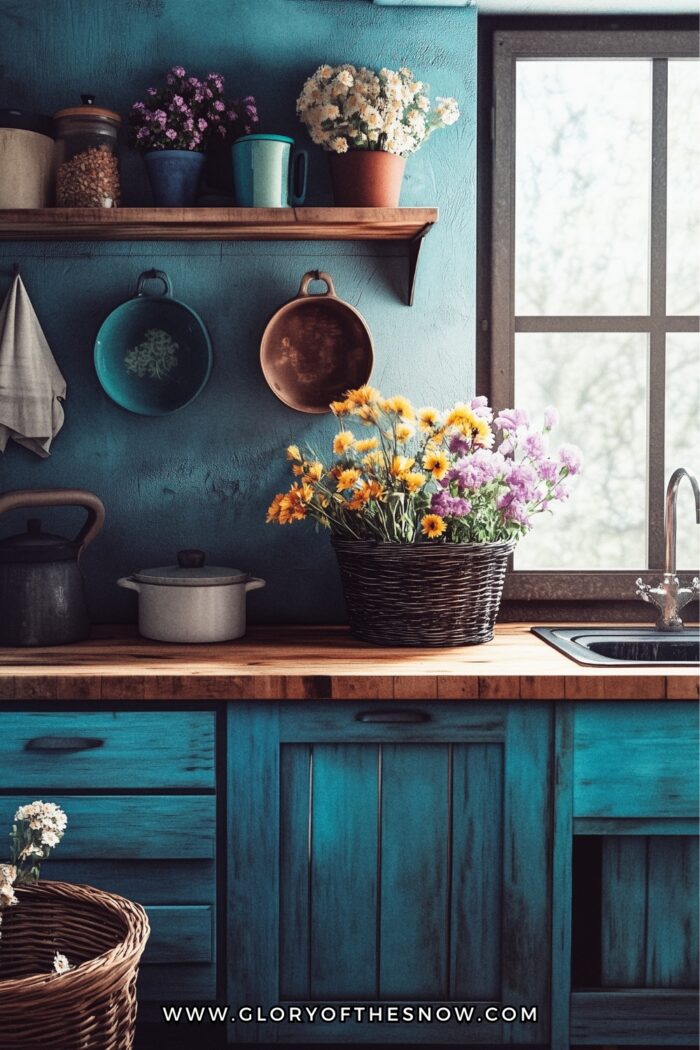20 Small Rustic Farmhouse Kitchen Ideas That Look Absolutely Stunning - Glory of the Snow