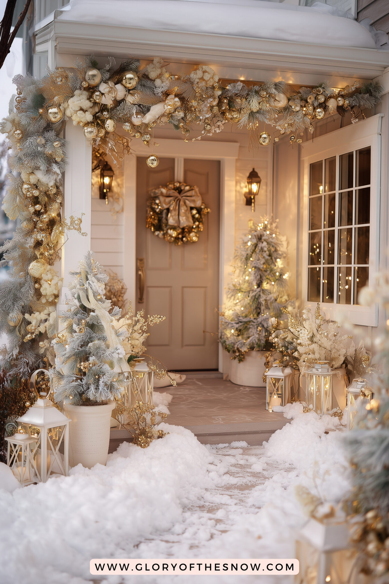 20+ Christmas Decorating Ideas For Small Front Porch Full Of Holiday ...