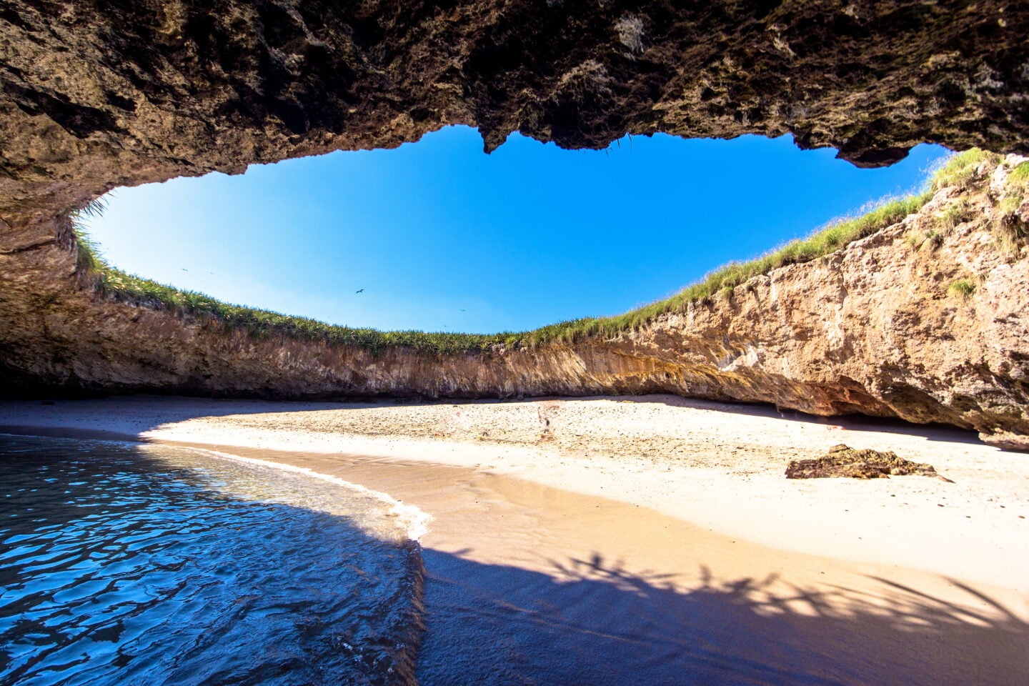 Hidden Beach At Marieta Islands, Mexico